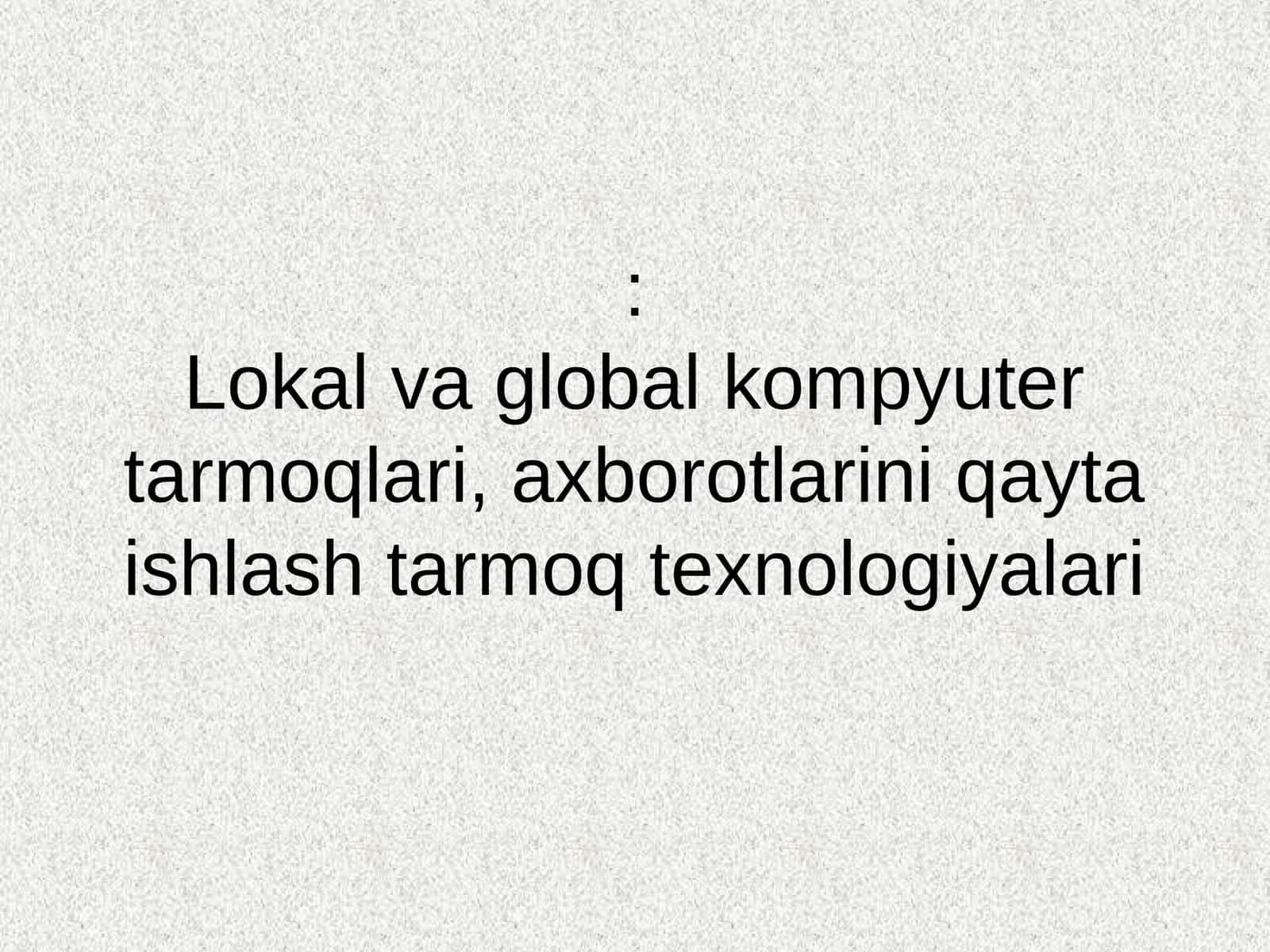 Kompyuter tarmoqi
