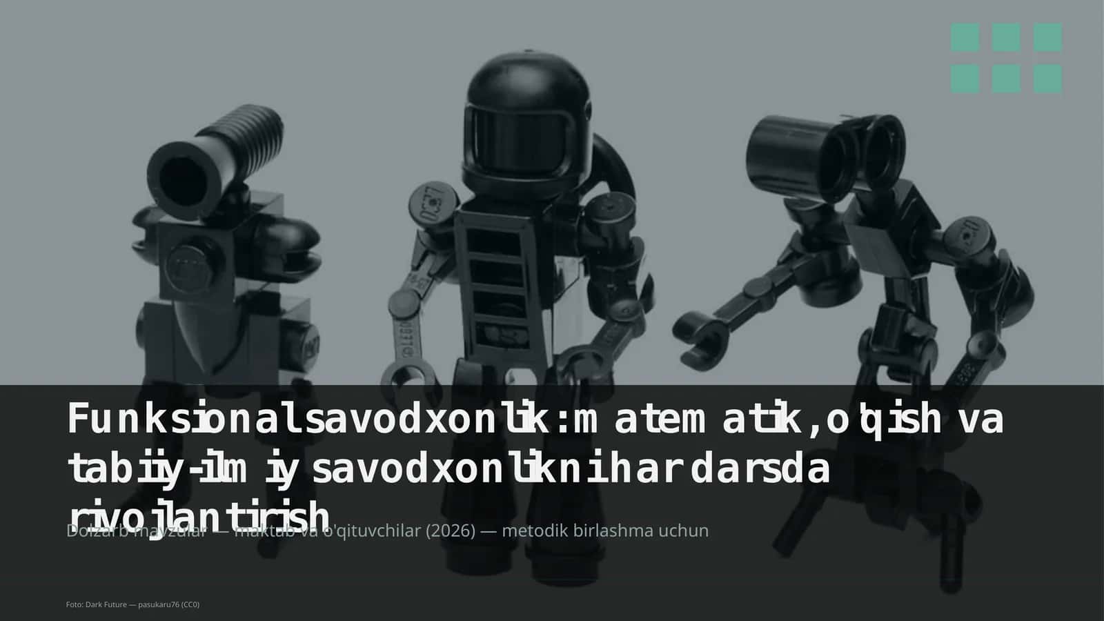 Funksional savodxonlik: matematik, o'qish va tabiiy-ilmiy savodxonlikni har darsda rivojlantirish