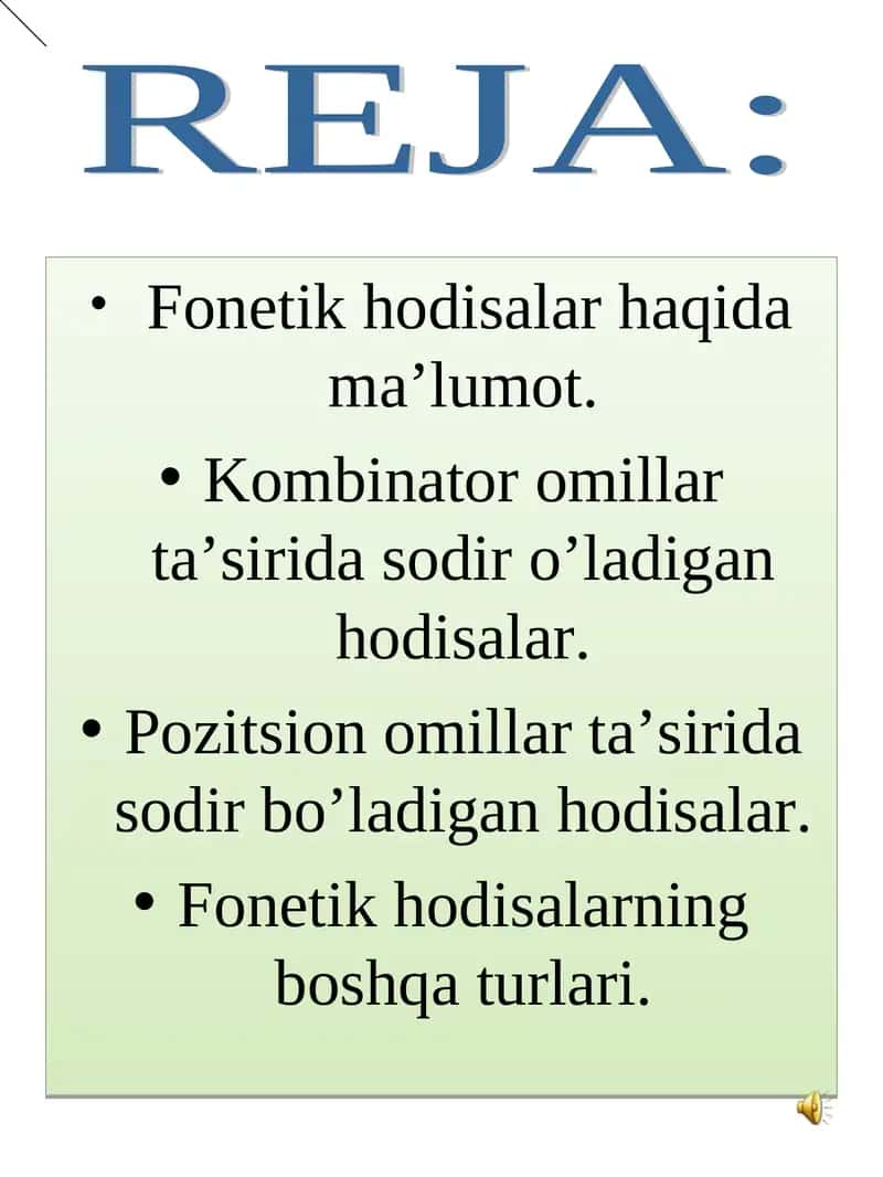 Fonetik hodisalar