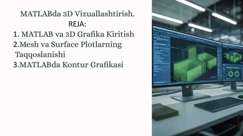 MATLABda 3D Vizuallashtirish
