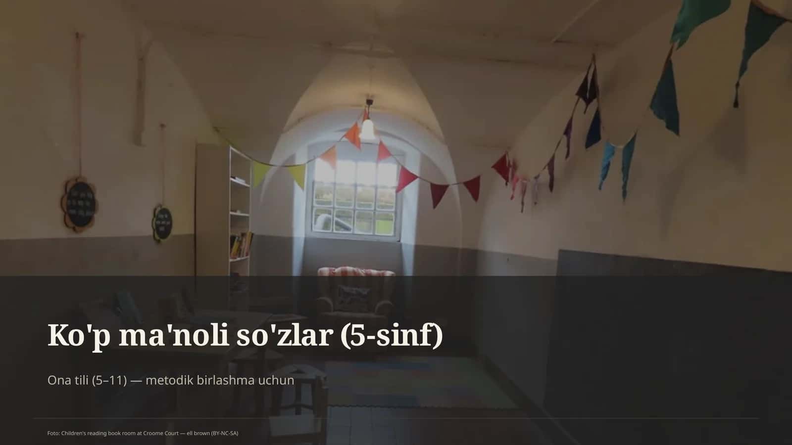 Ko'p ma'noli so'zlar (5-sinf)
