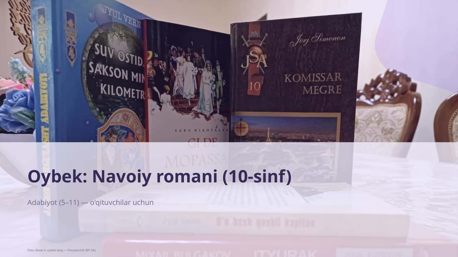 Oybek: Navoiy romani (10-sinf)