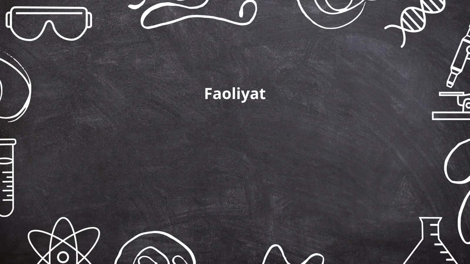 Faoliyatni rejalashtirish