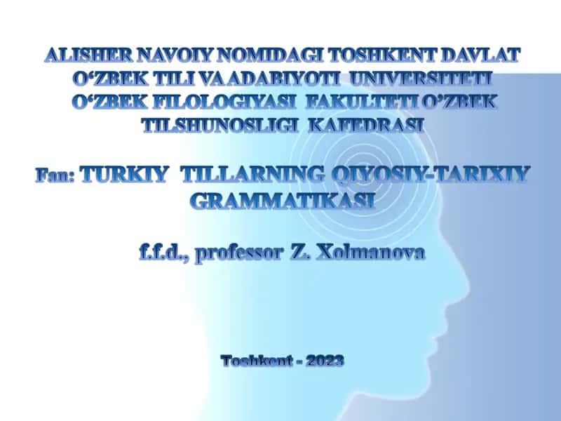 SON SO‘Z TURKUMI