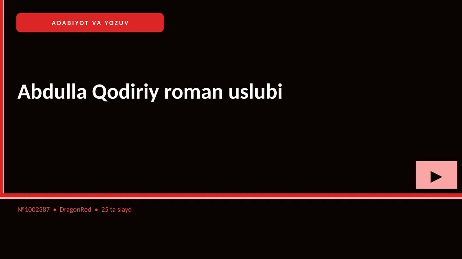 Abdulla Qodiriy roman uslubi