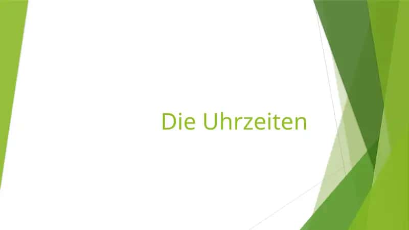 DieUhrzeiten