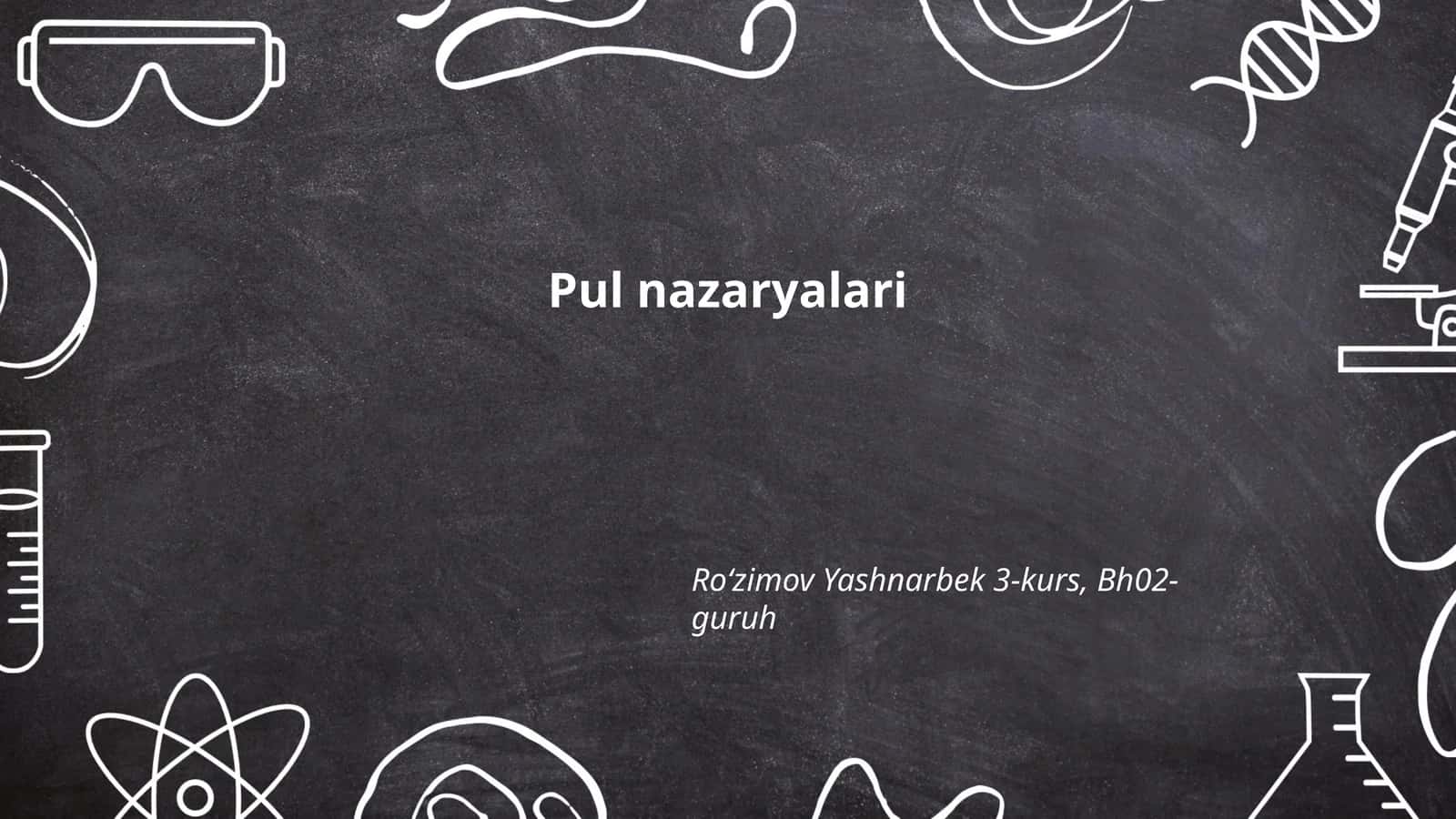 Pul nazaryalari