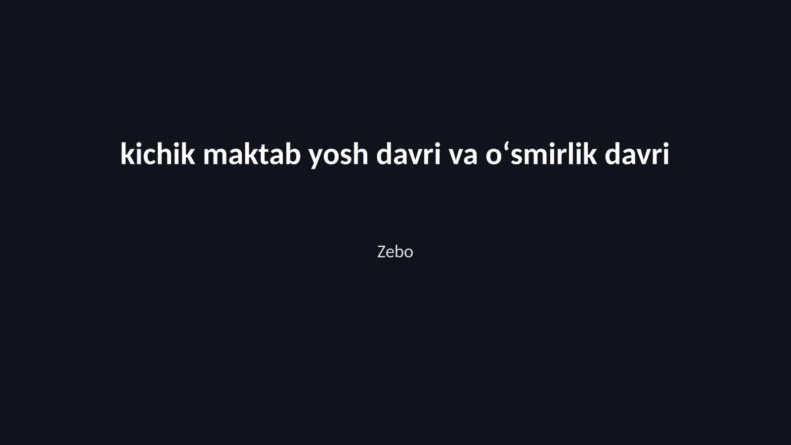 Zebo