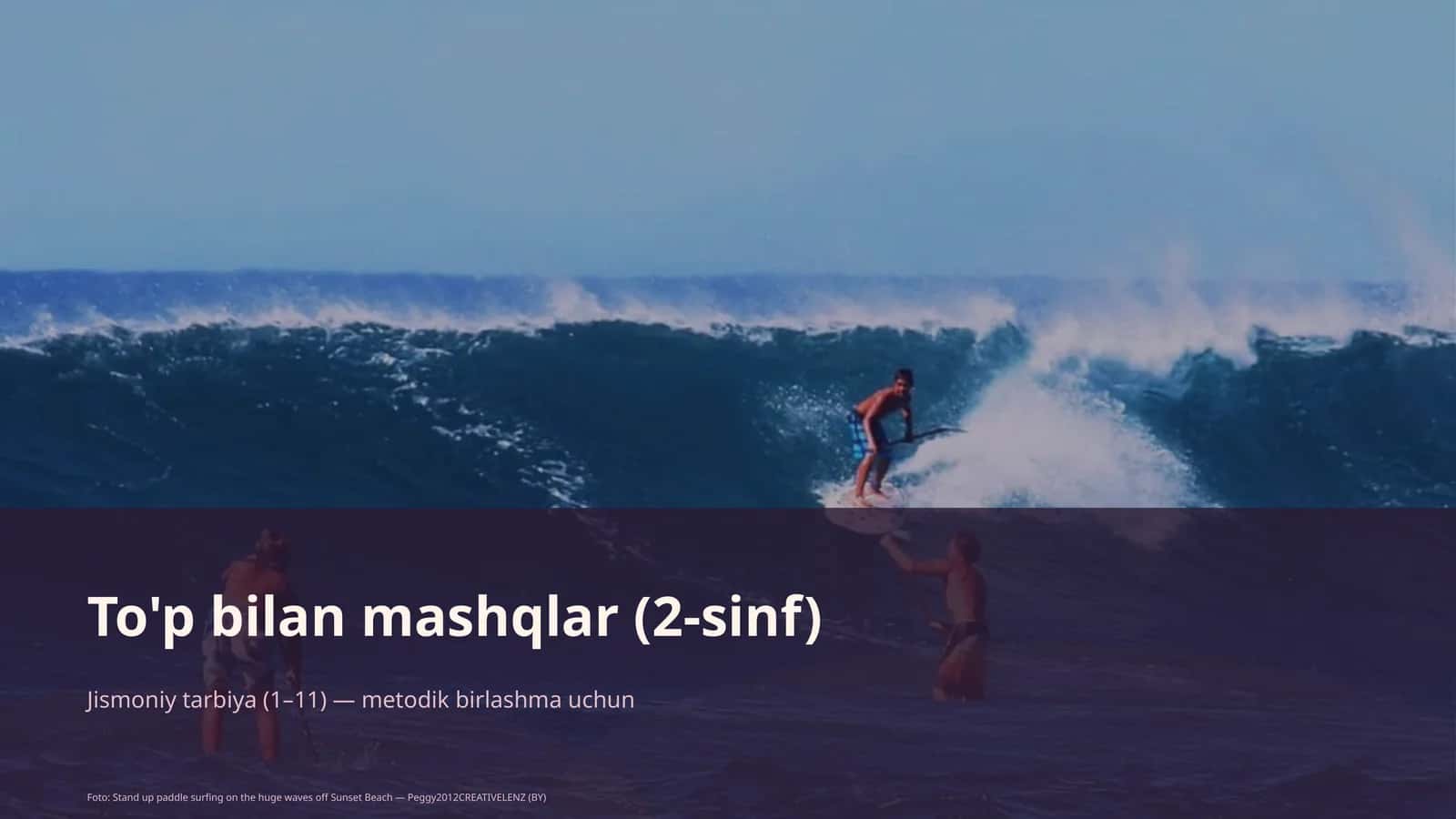 To'p bilan mashqlar (2-sinf)