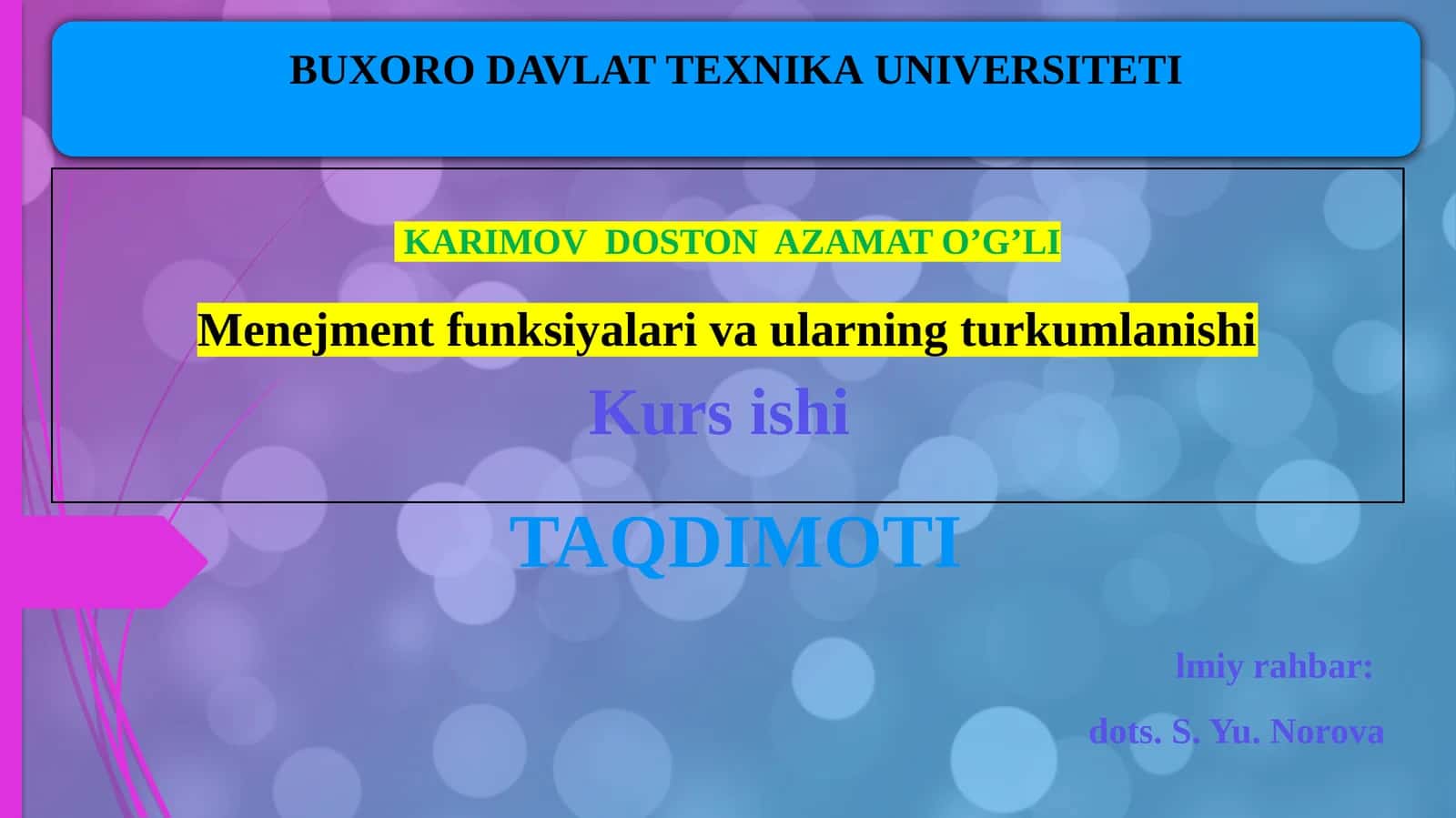 Menejment funksiyalari