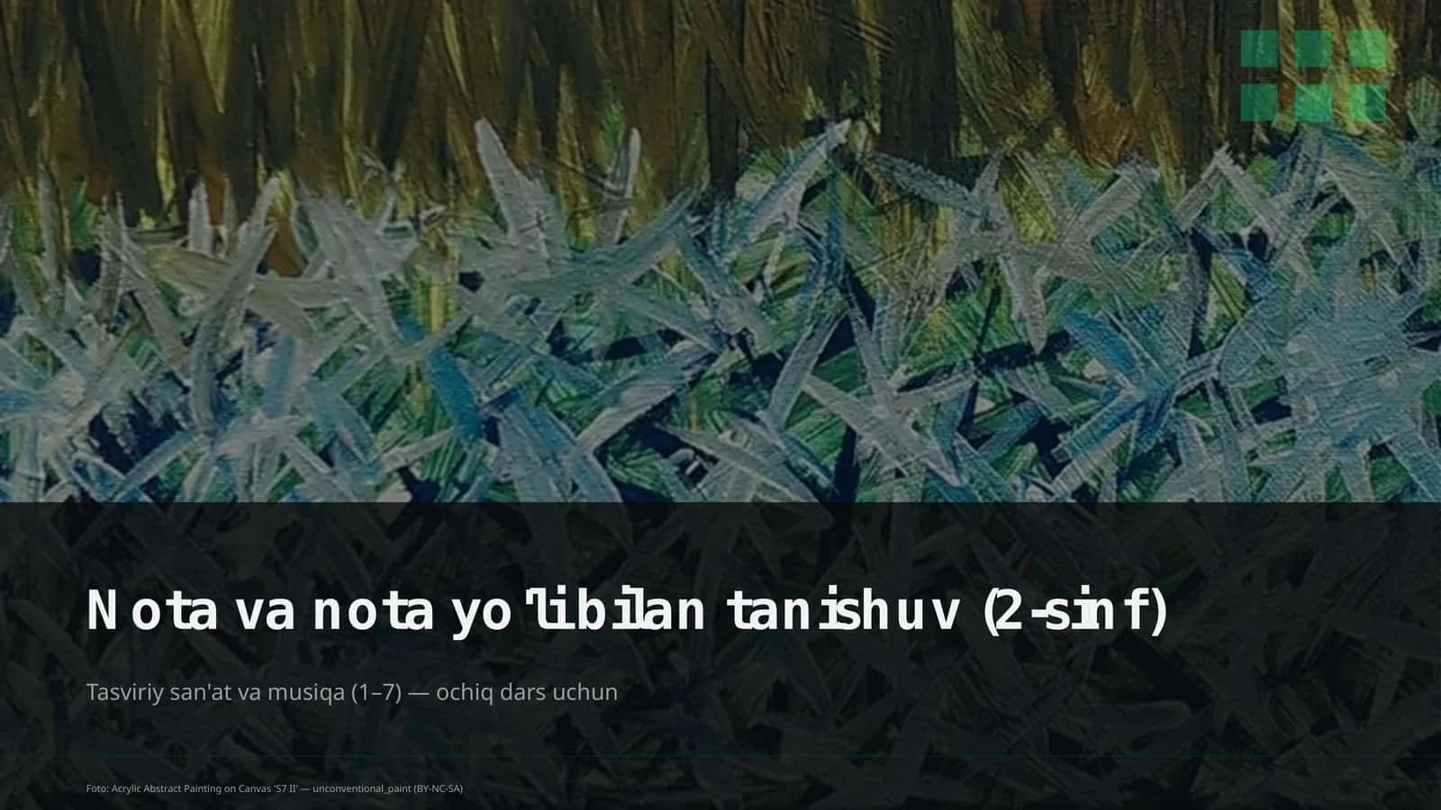 Tasviriy san'at va musiqa (1–7)