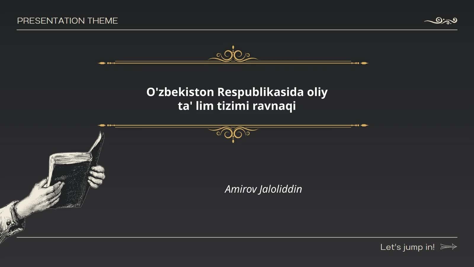 Oliy ta'lim tizimi ravnaqi