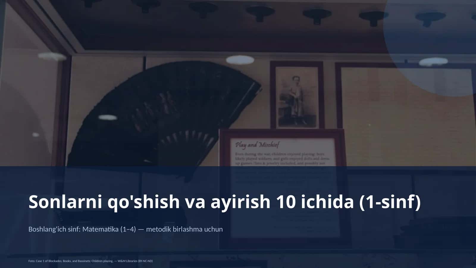 Matematika (1–4) — metodik birlashma uchun