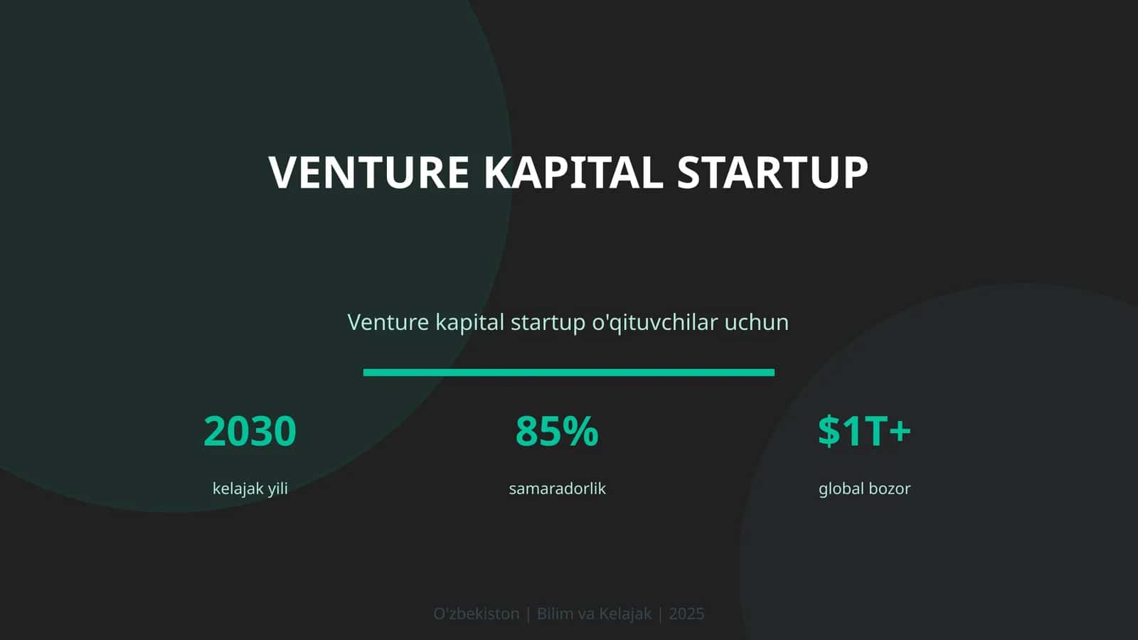 Venture kapital startup