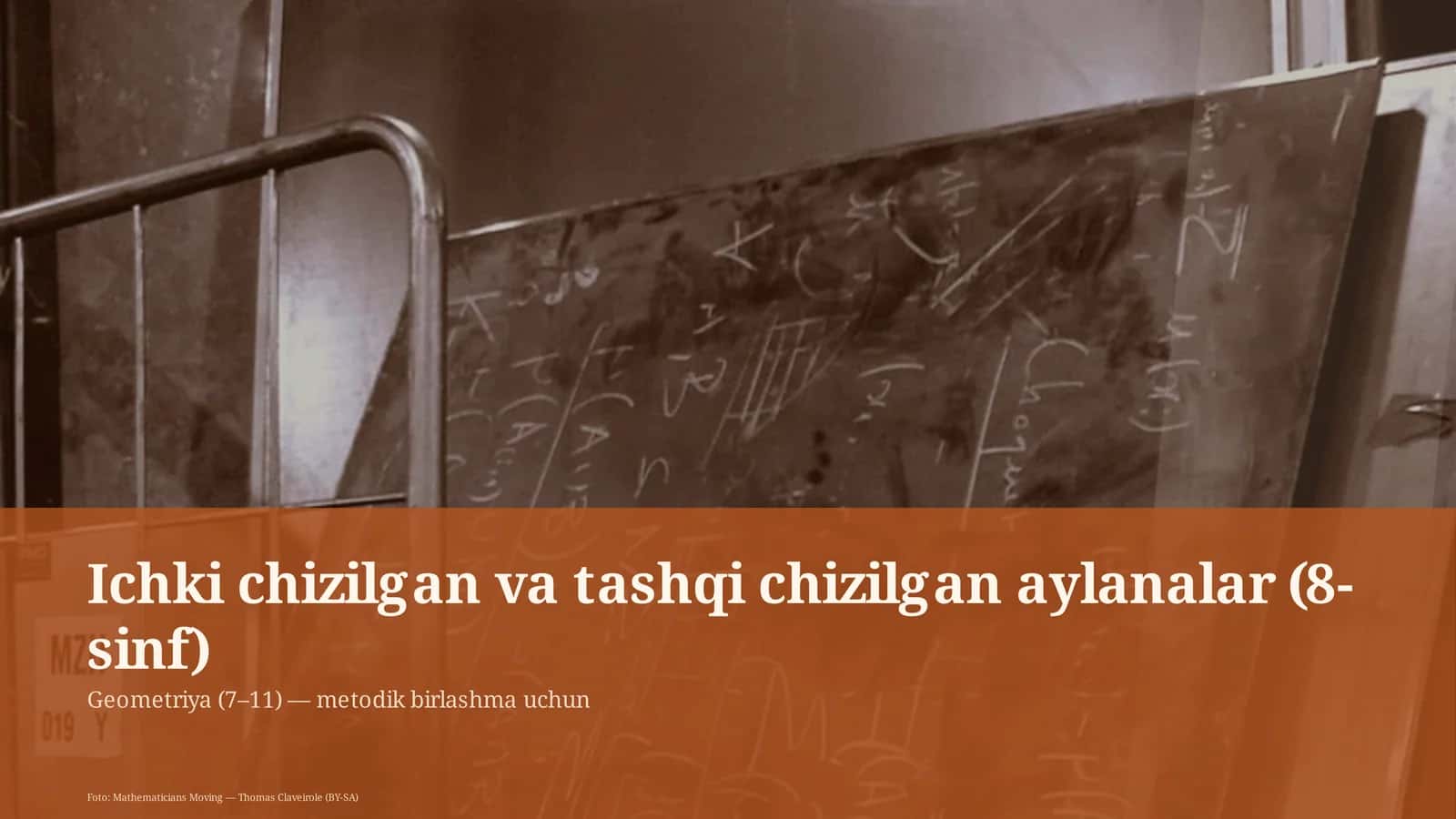 Ichki chizilgan va tashqi chizilgan aylanalar (8-sinf)