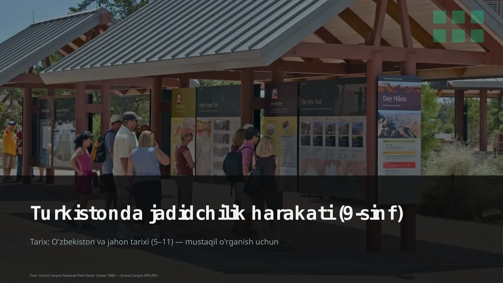 Turkistonda jadidchilik harakati (9-sinf)