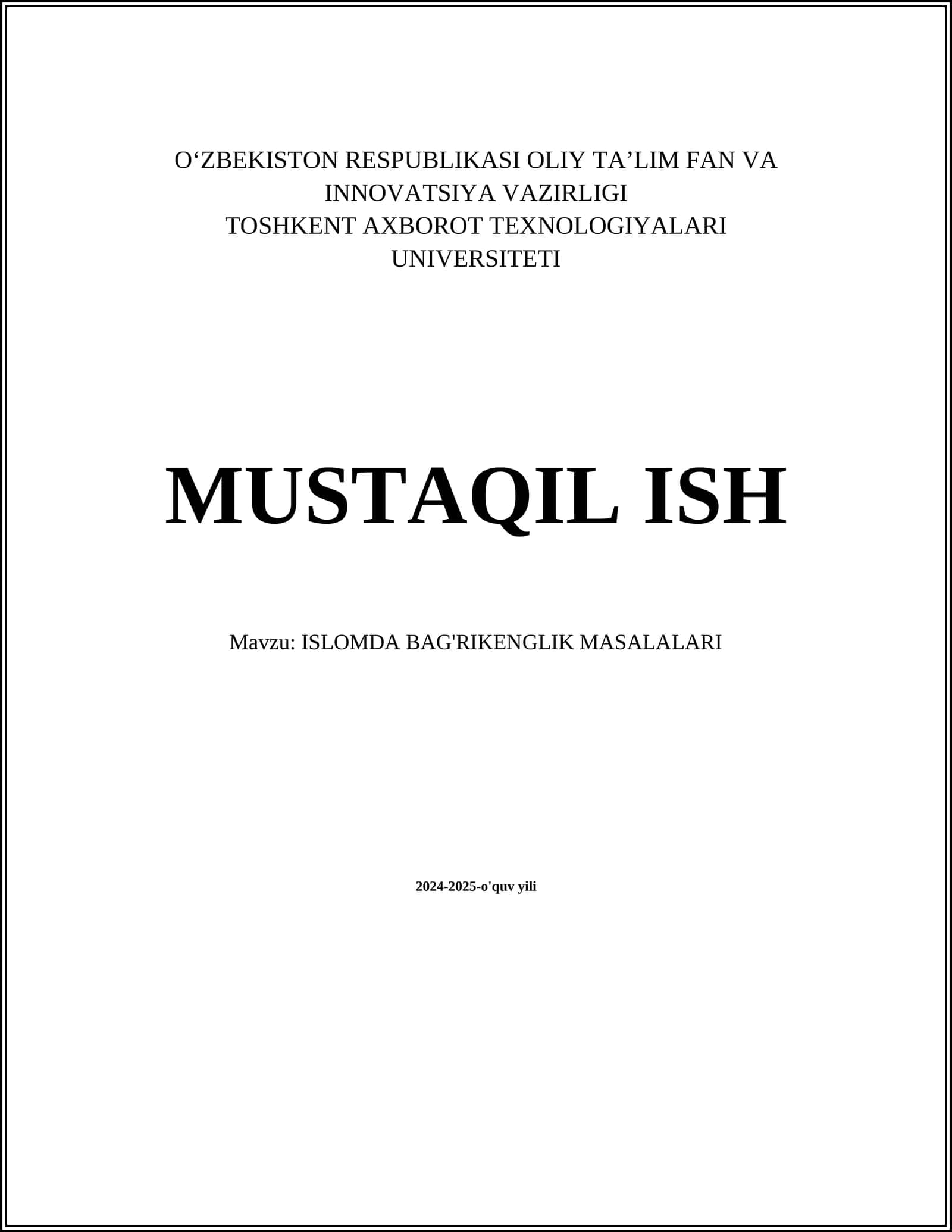 Islomda bag'rikenglikning tarixiy ildizlari