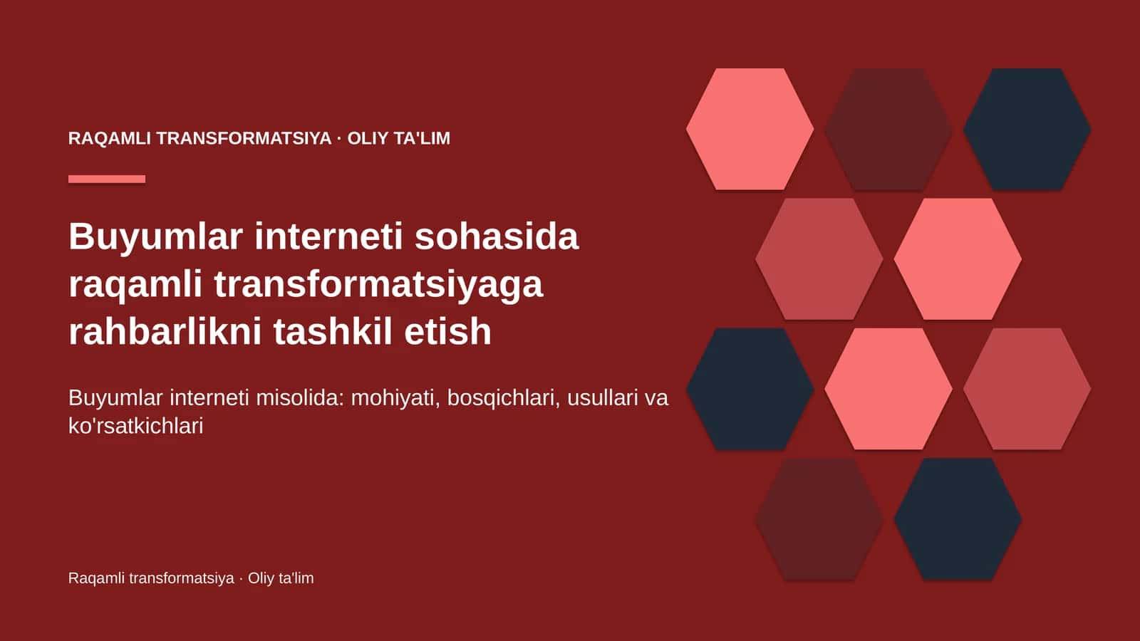 buyumlar interneti sohasida raqamli transformatsiyaga rahbarlikni tashkil etish 6033