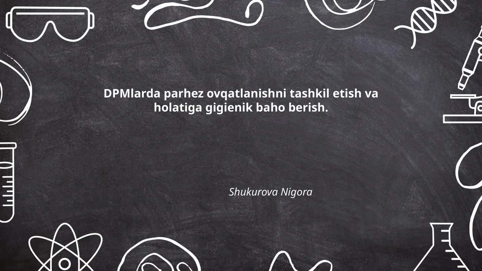 Oziqlanish gigiyenasi