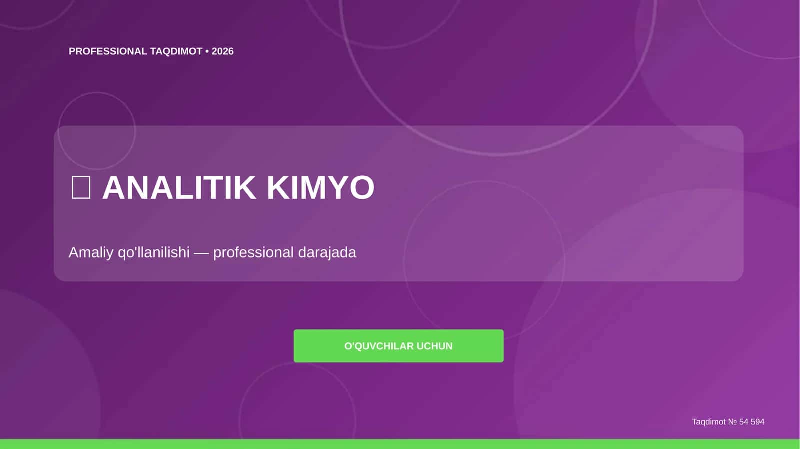 ANALITIK KIMYO