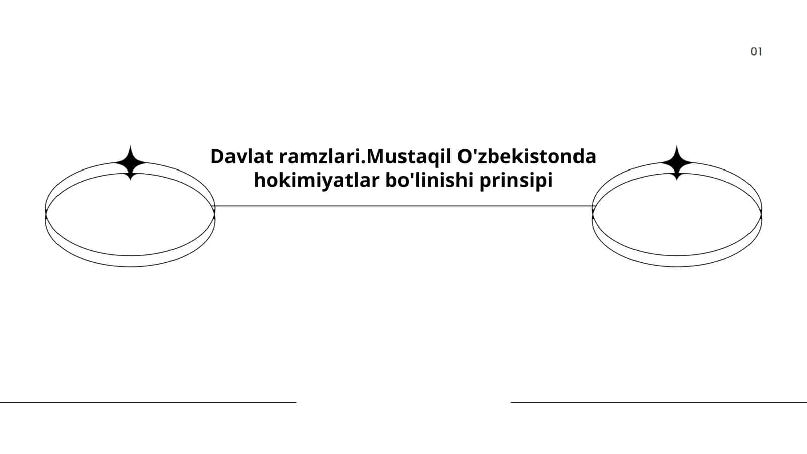Davlat ramzlari.Mustaqil O'zbekistonda hokimiyatlar bo'linishi prinsipi