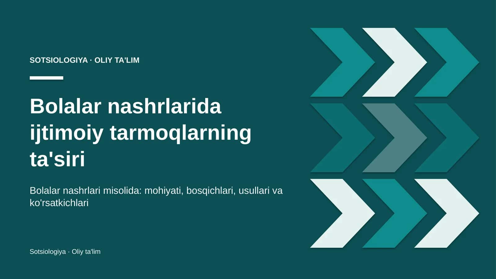 Bolalar nashrlarida ijtimoiy tarmoqlarning ta'siri