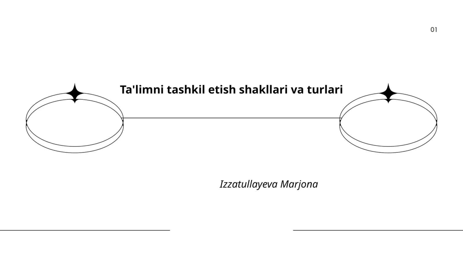 Ta'limni tashkil etish shakllari va turlari