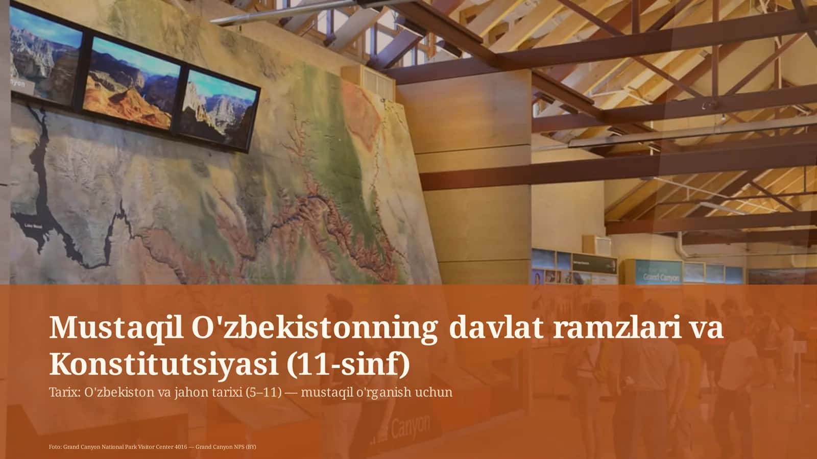 O'zbekistonning davlat ramzlari va Konstitutsiyasi (11-sinf)