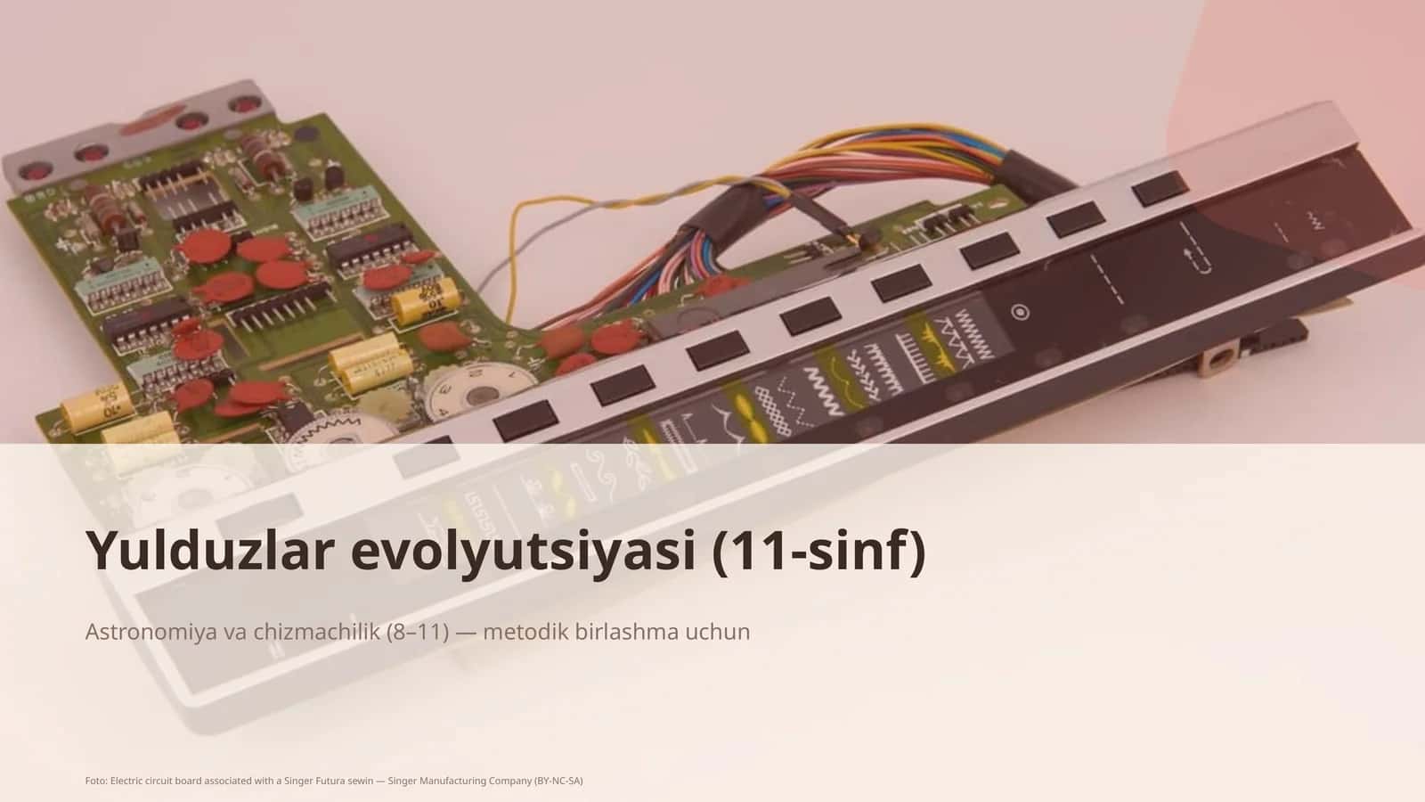 Yulduzlar evolyutsiyasi (11-sinf)