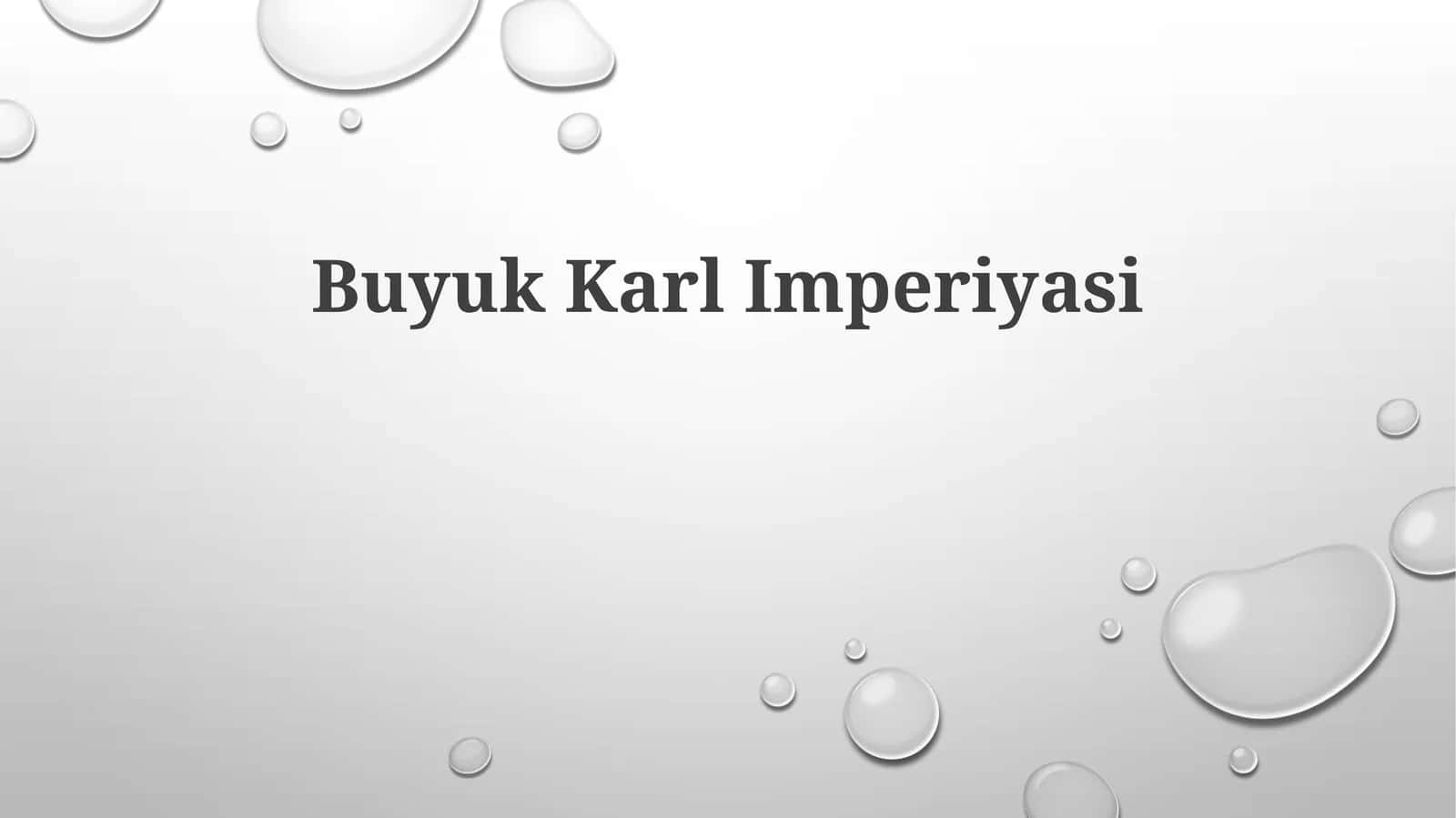 Buyuk Karl Imperiyasi