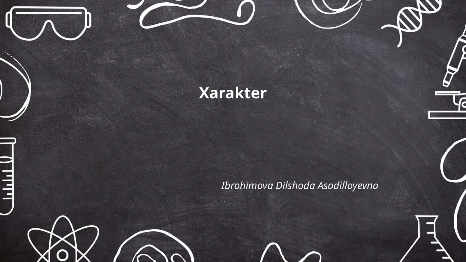 Xarakter