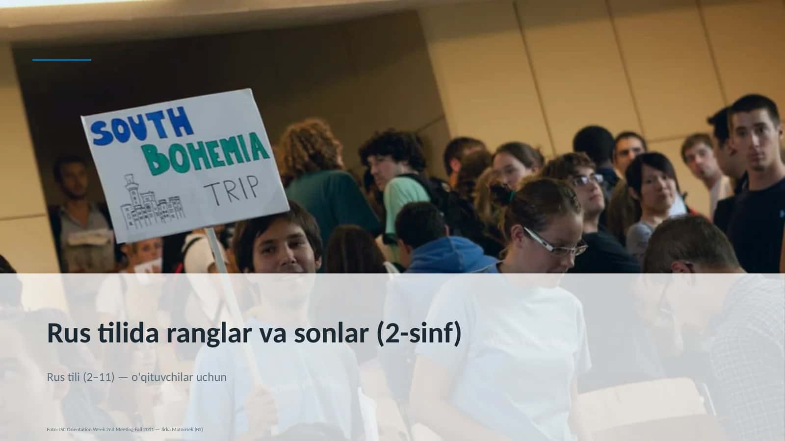 Rus tilida ranglar va sonlar (2-sinf)