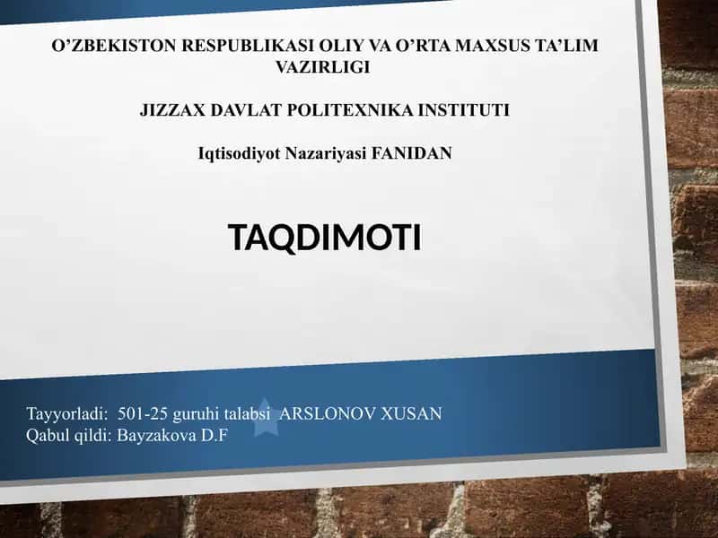 Ishlab chiqarish jarayoni, uning natijalari va samaradorligi 2