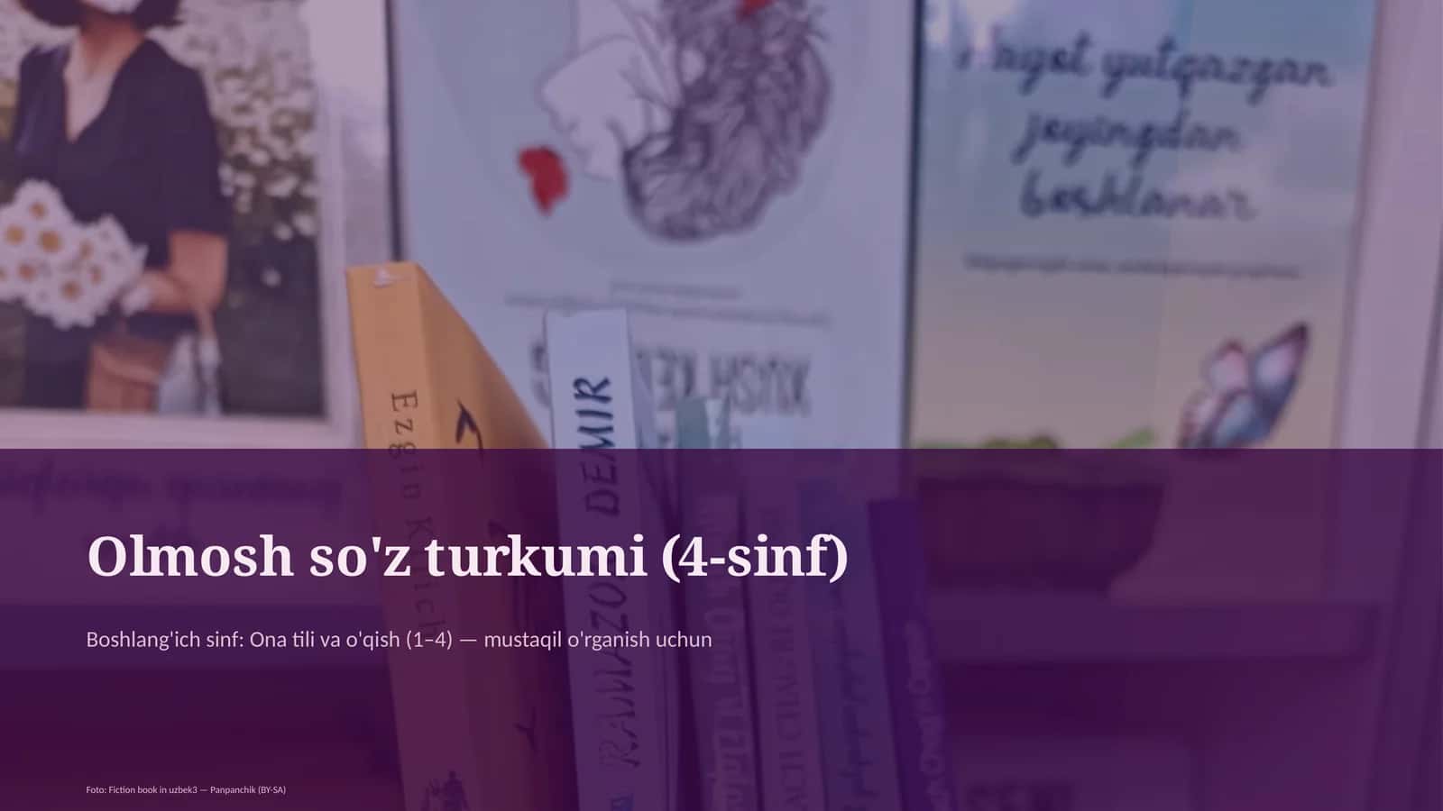 Olmosh so'z turkumi (4-sinf)