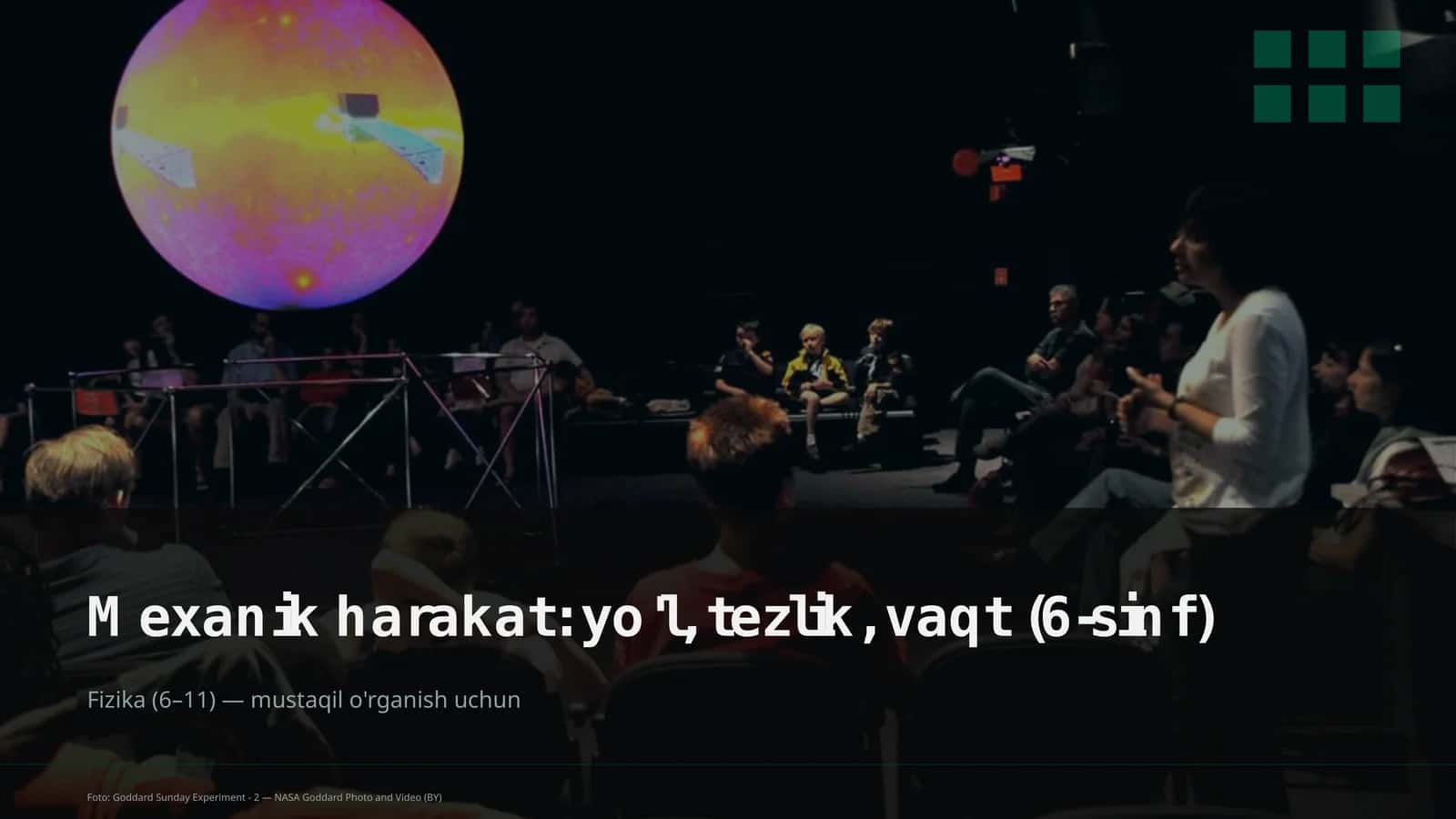 Mexanik harakat: yo'l, tezlik, vaqt (6-sinf)