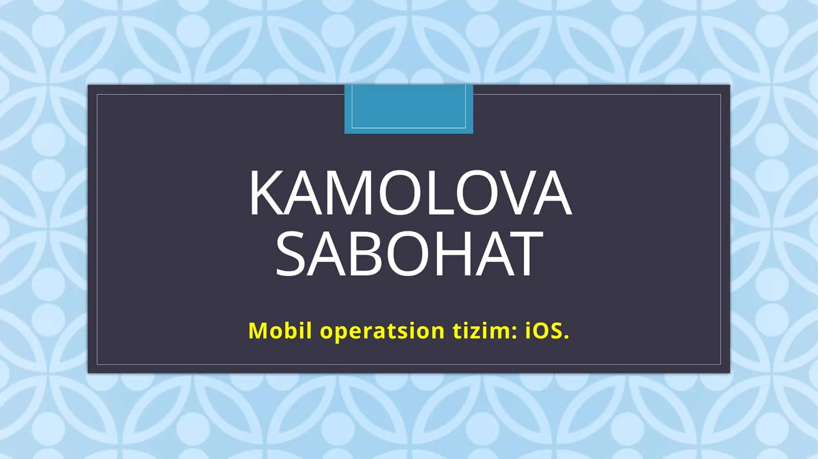 iOS (Apple tizimi)