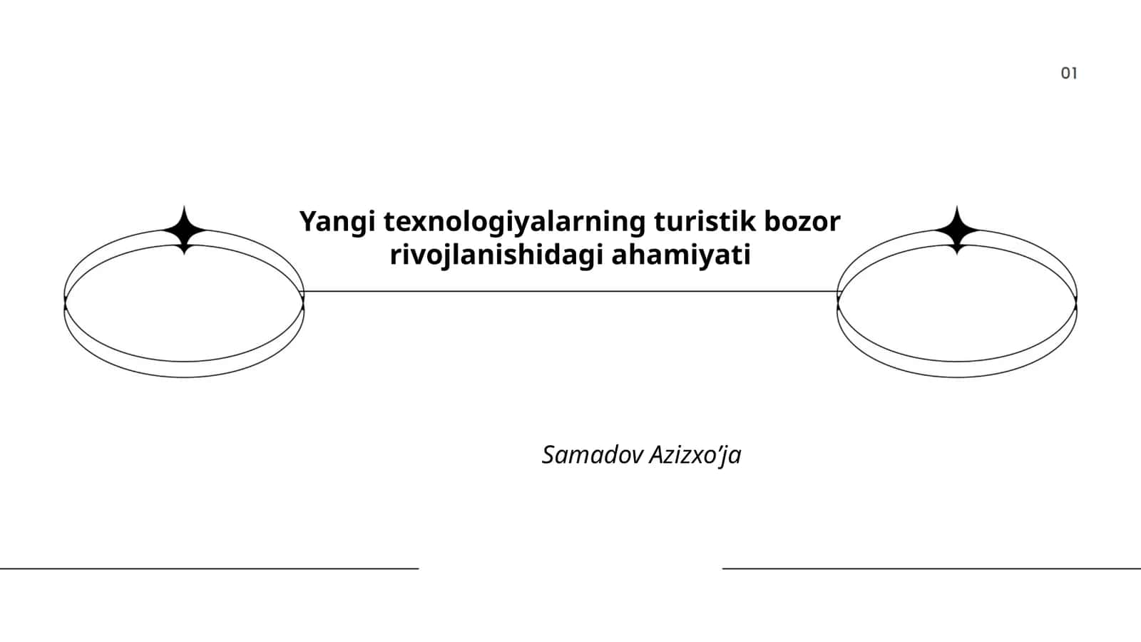 Yangi texnologiyalarning turistik bozor rivojlanishidagi ahamiyati