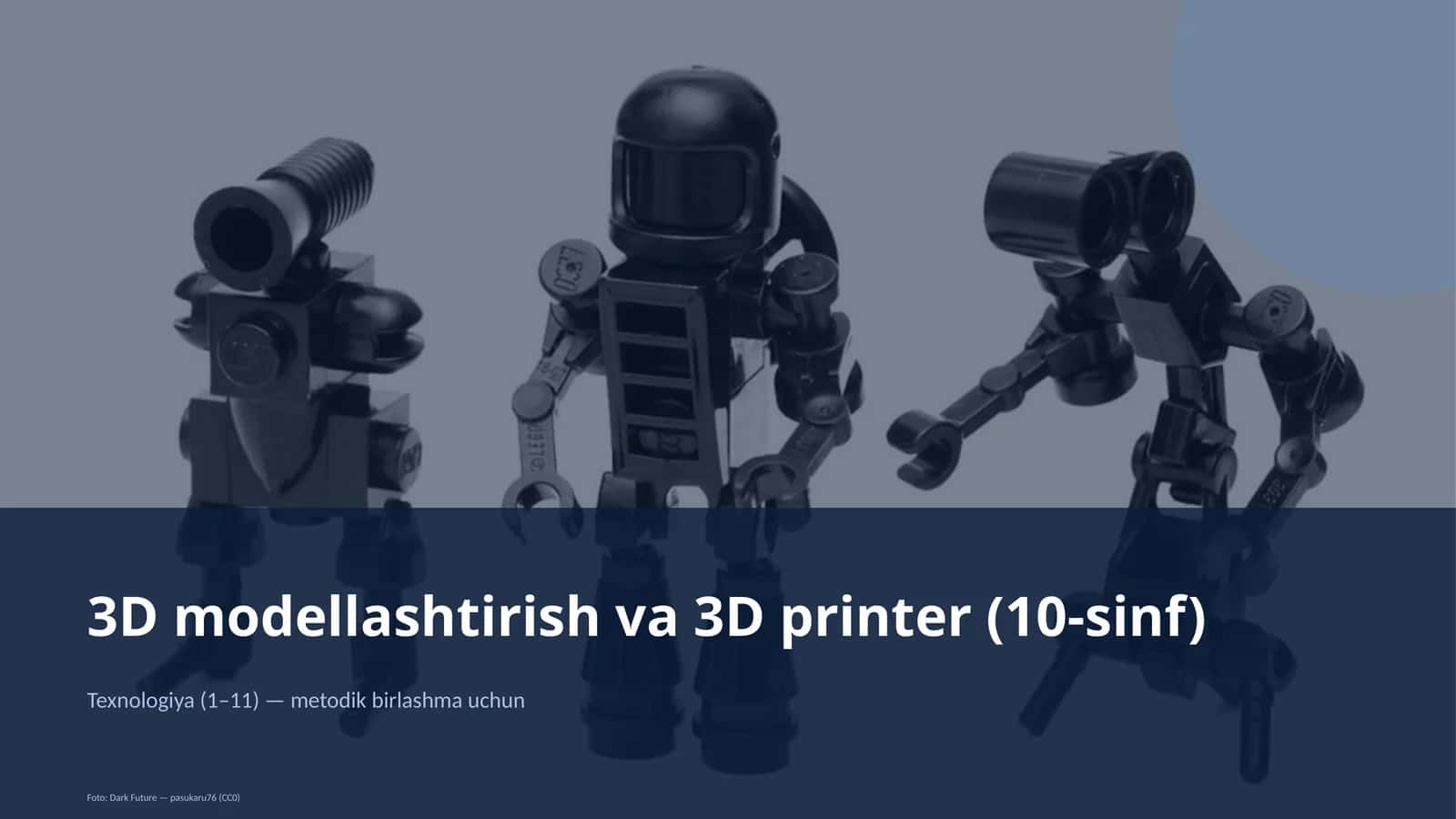 3D modellashtirish va 3D printer (10-sinf)