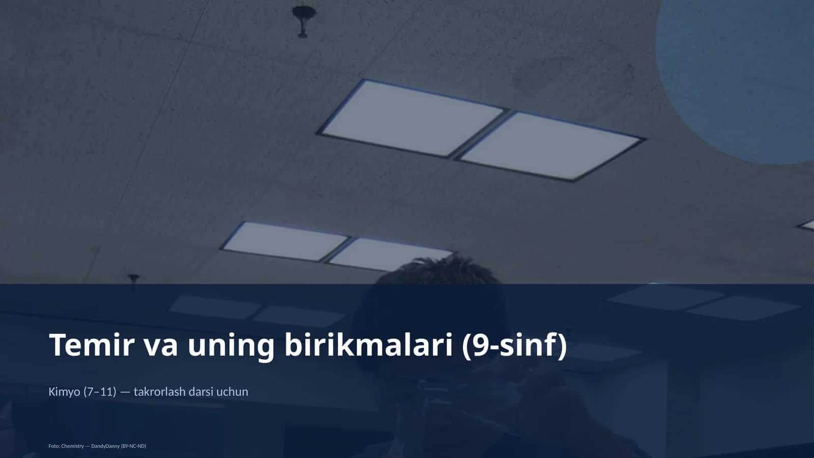 Temir va uning birikmalari (9-sinf)