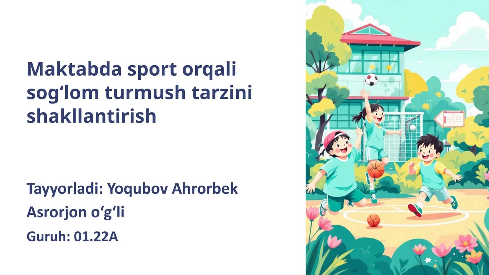 Sog‘lom turmush tarzi nima?