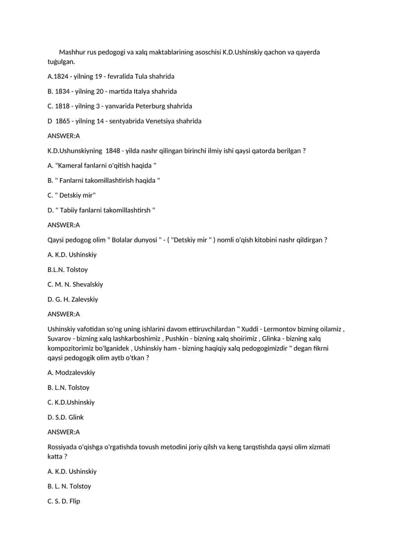 PEDAGOGIKADAN TEST