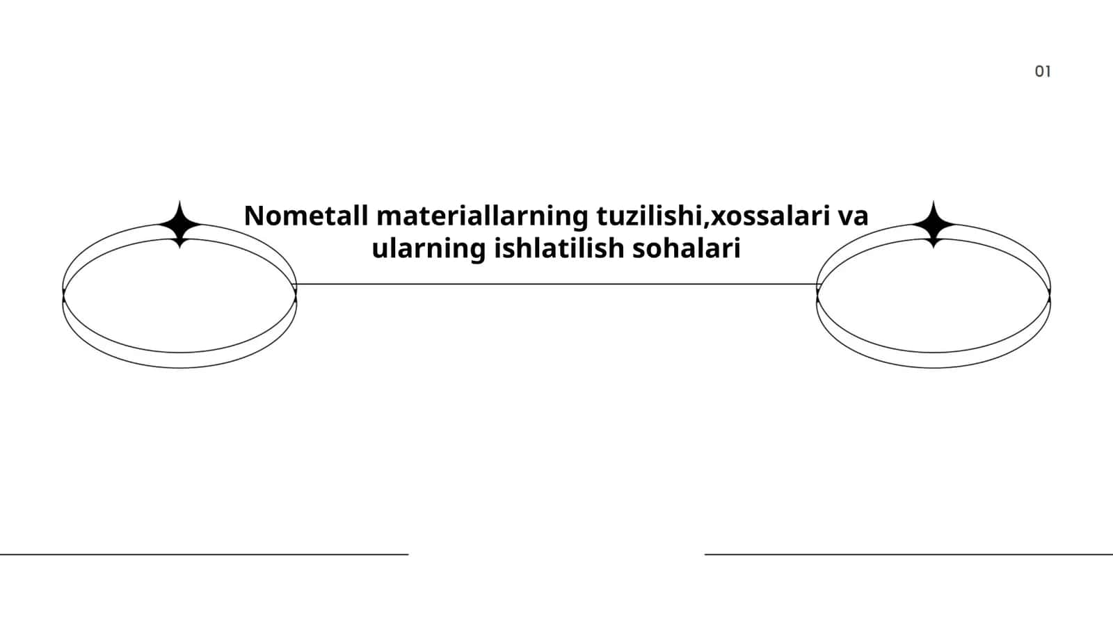 Nometall materiallarning tuzilishi, xossalari va ularning ishlatilish sohalari