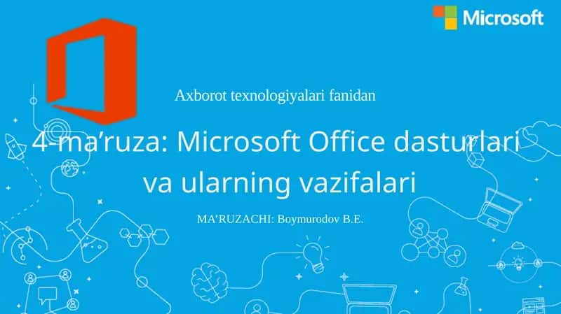 Microsoft Office dasturlari