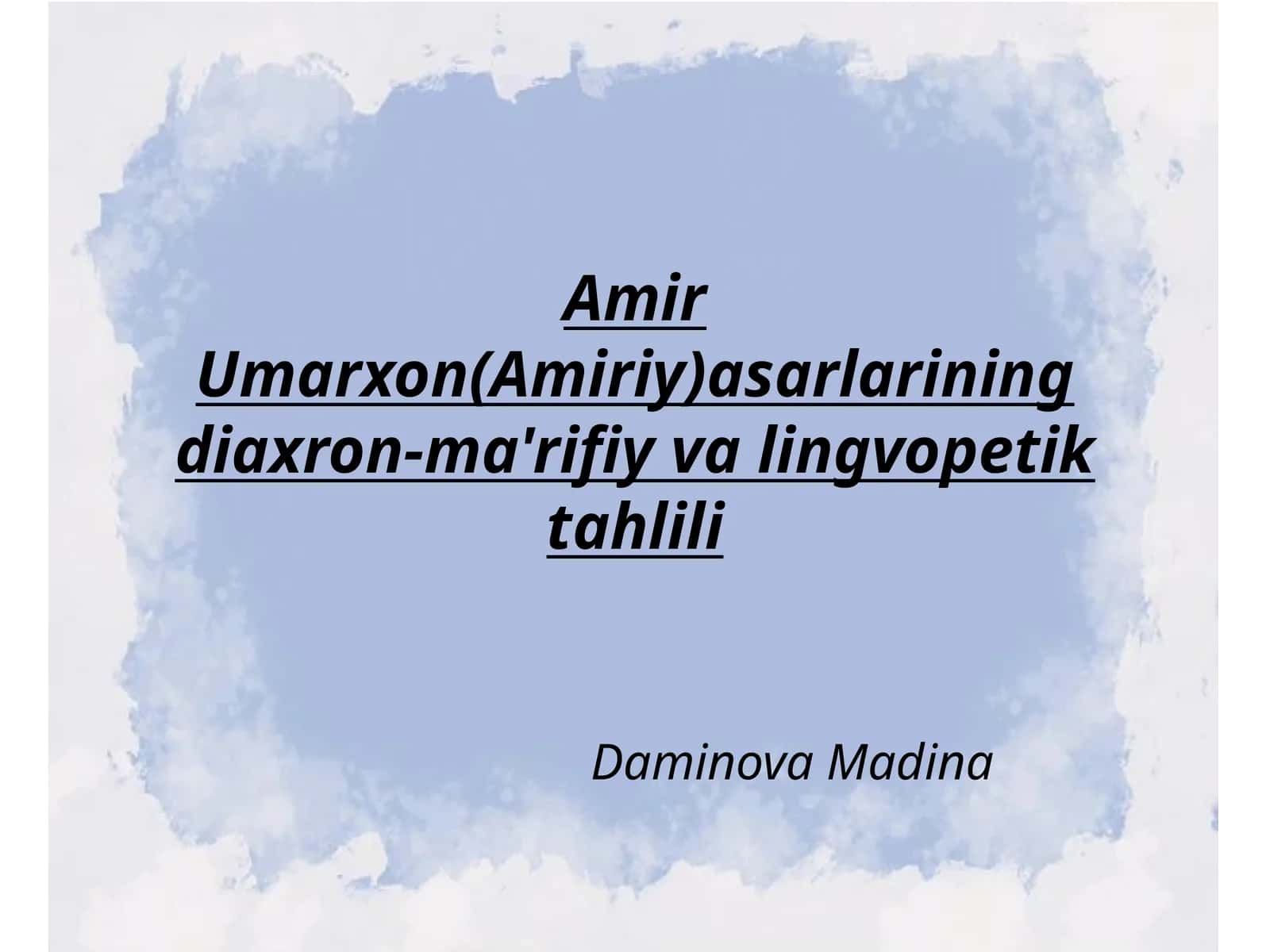 taqdimot