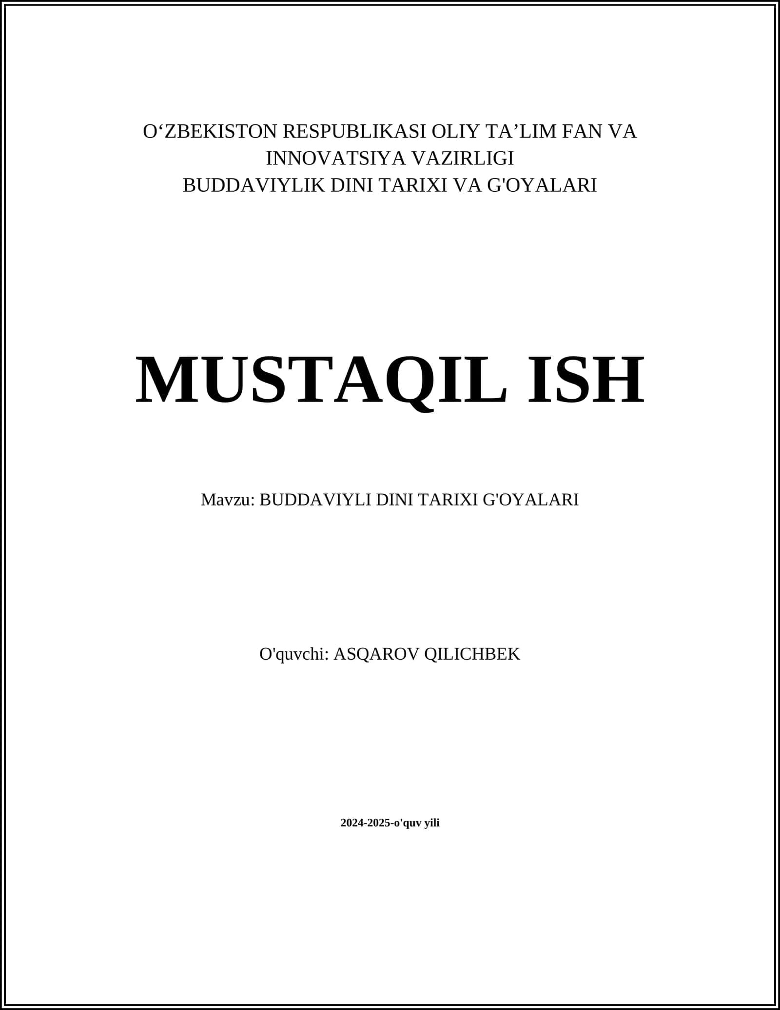 Buddaviylikning kelib chiqishi