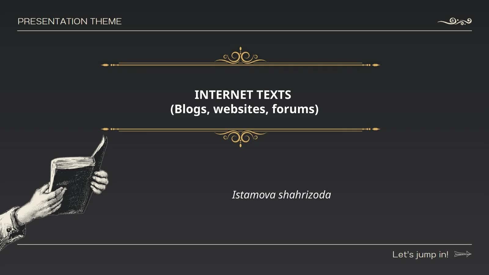 INTERNET TEXTS