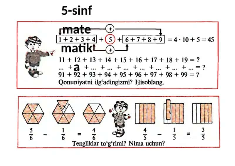 5-sinf matematika