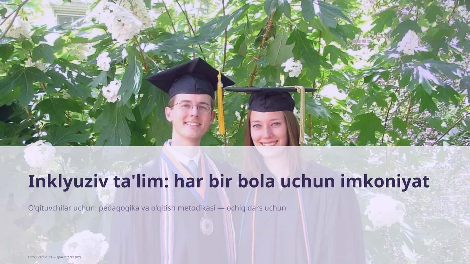 Inklyuziv ta'lim: har bir bola uchun imkoniyat