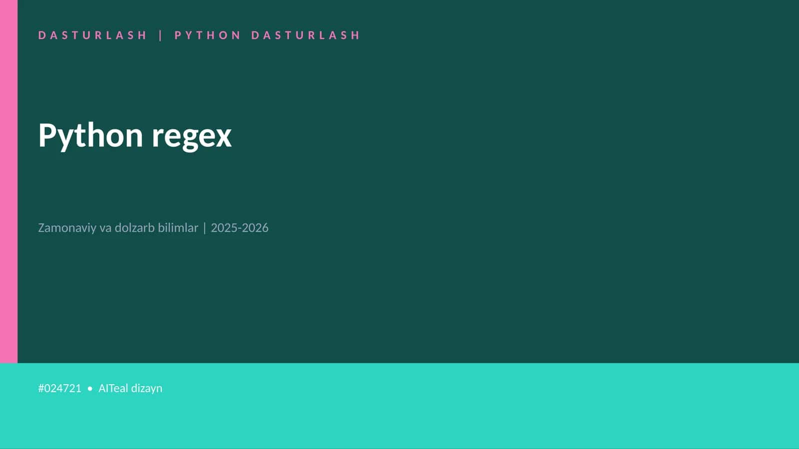Python regex