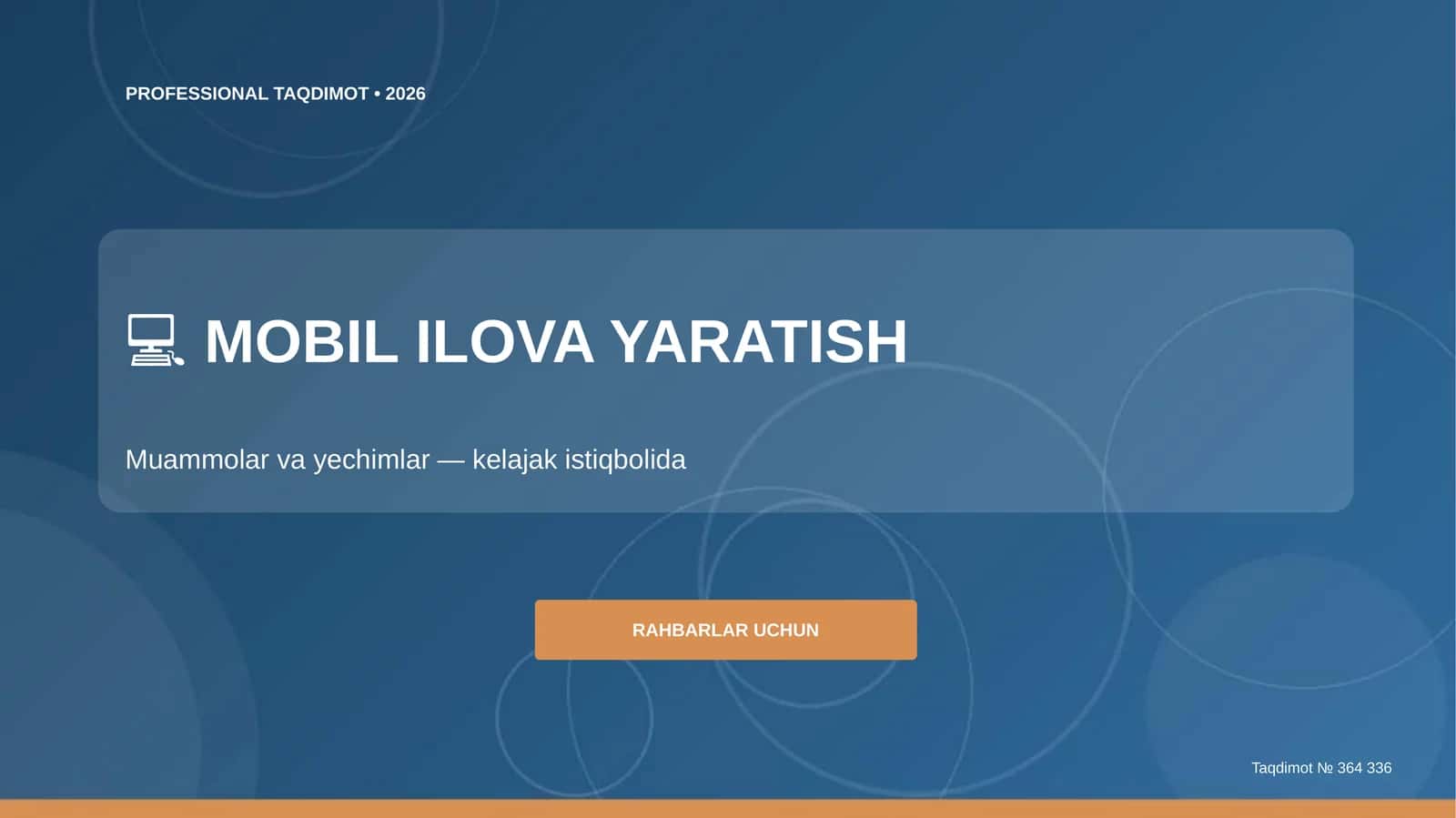 MOBIL ILOVA YARATISH